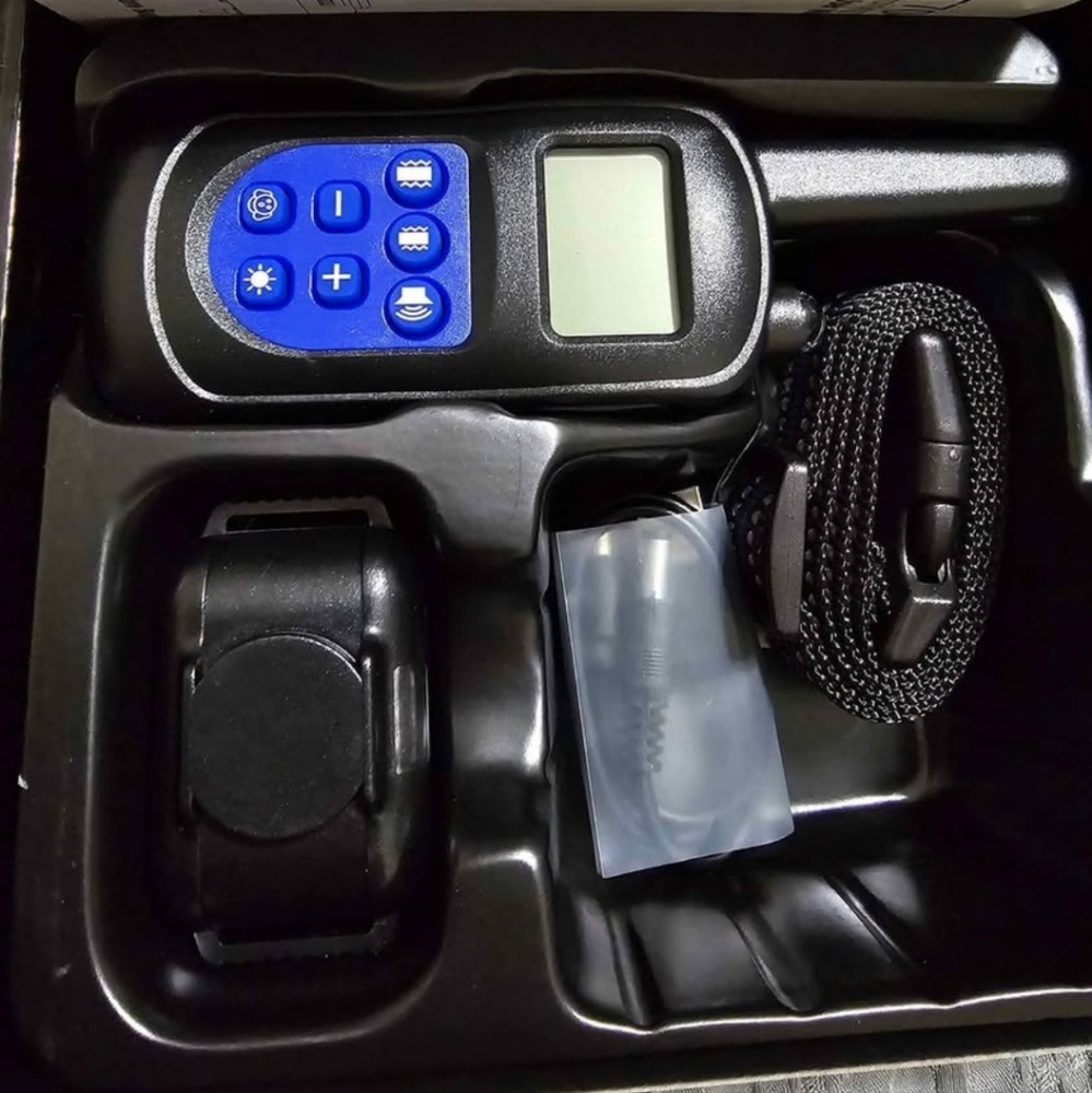 Dog training collar
